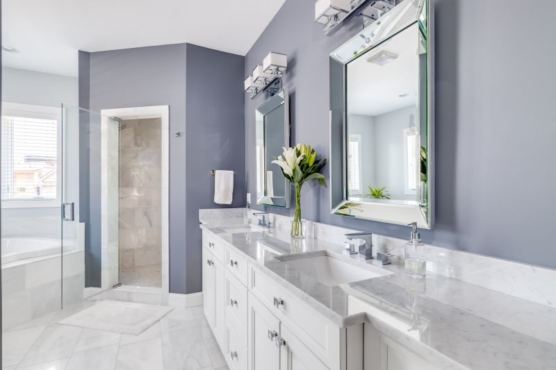 Marble-Accented Bathroom Upgrade